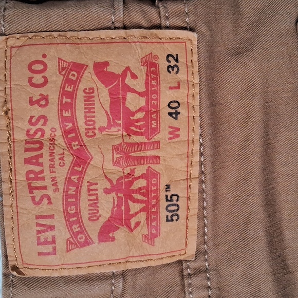 Levi's 505 men's size W40 x L32 Brown denim jeans - Picture 3 of 5